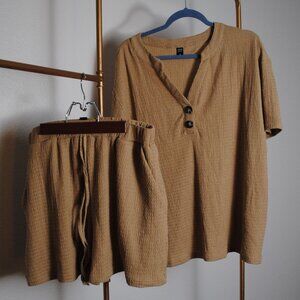 Tan Emery Rose Comfy Set